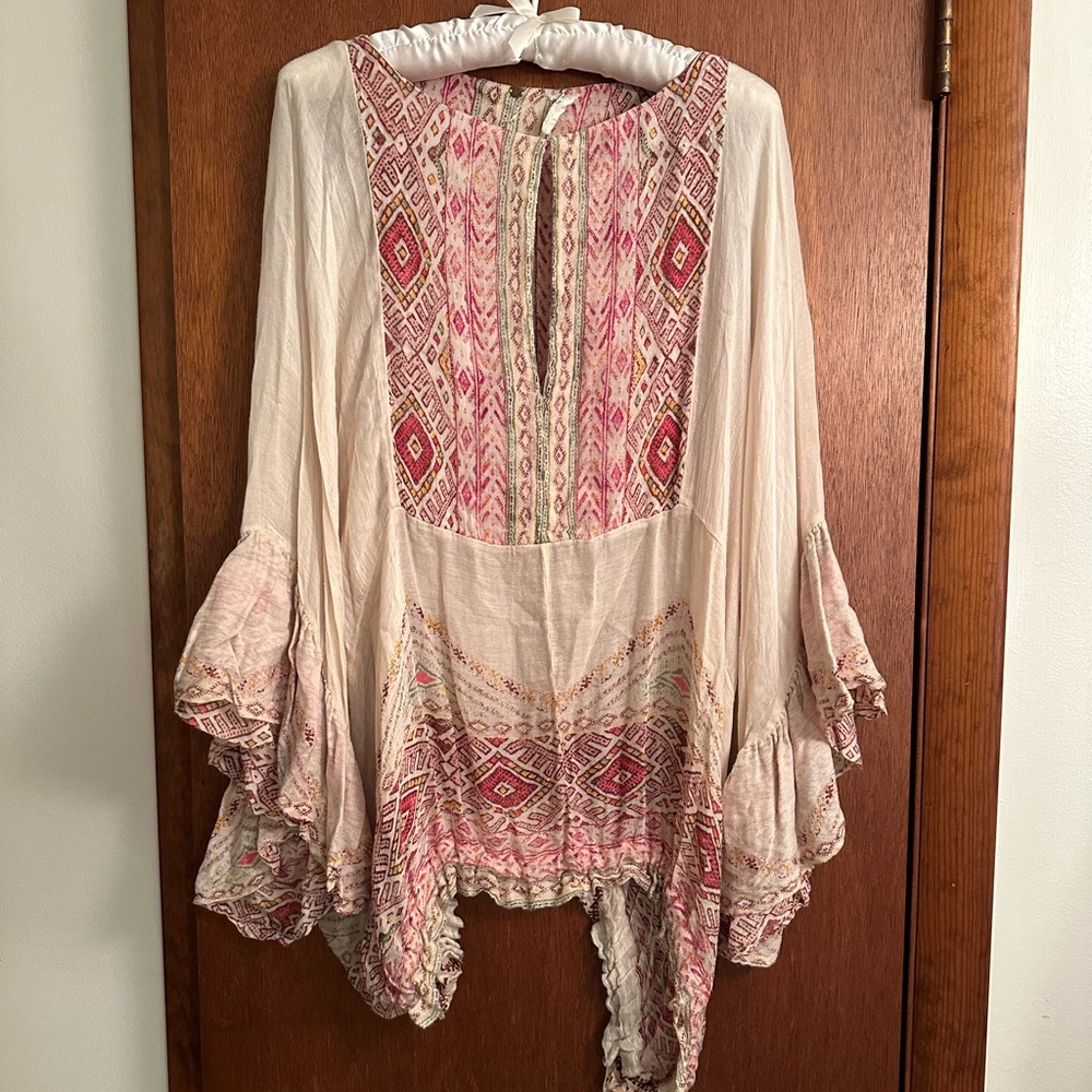 Free People Azara Lara Poncho